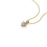 Sneh | Heart-Cut Solitaire Lab Grown Diamond Pendant - Nivara