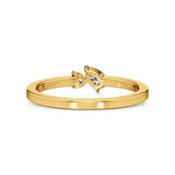 Mode | Round & Pear Lab-Grown Diamond Solitaire Ring - Nivara