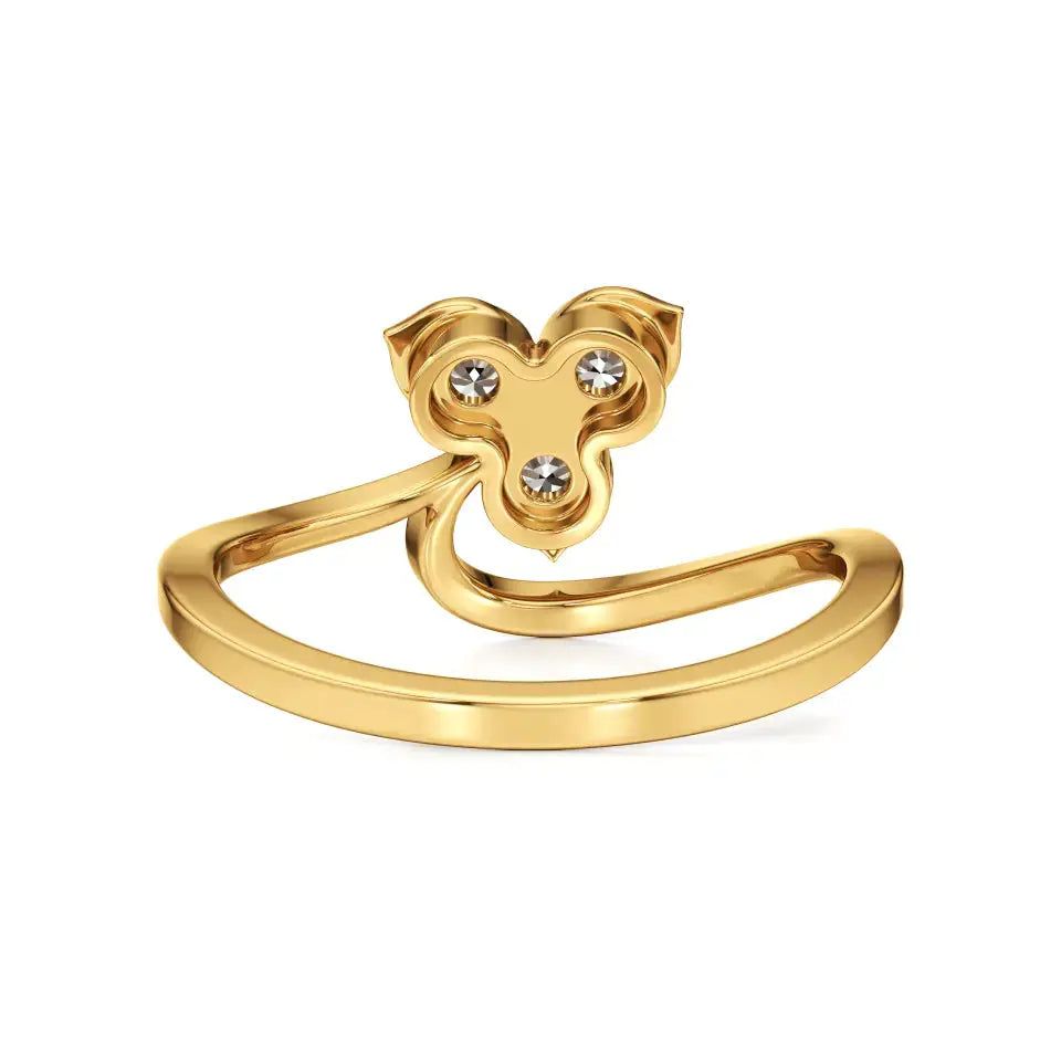 Flora | Lab-Grown Diamond Three-Stone Ring - Nivara