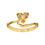 Flora | Lab-Grown Diamond Three-Stone Ring - Nivara