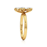 Flora | Pear Diamonds in Flora Design - Nivara
