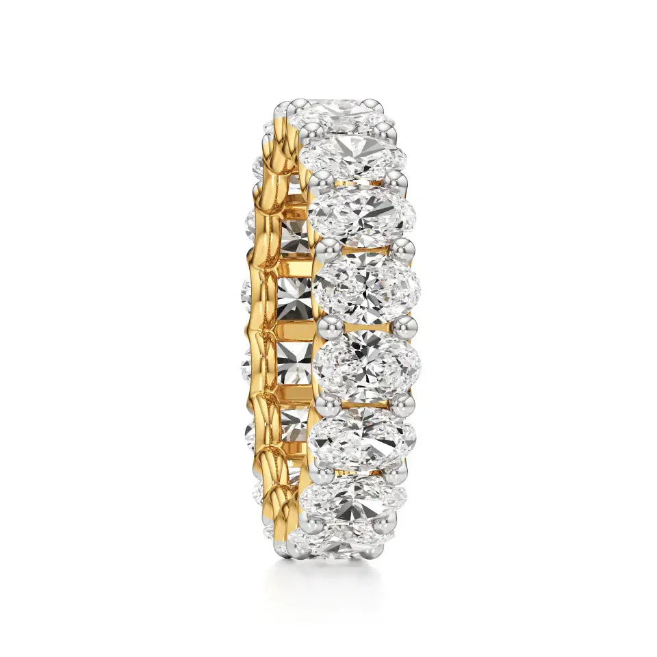 Foreva | Oval-cut Stones Lab-Grown Diamond Ring - Nivara