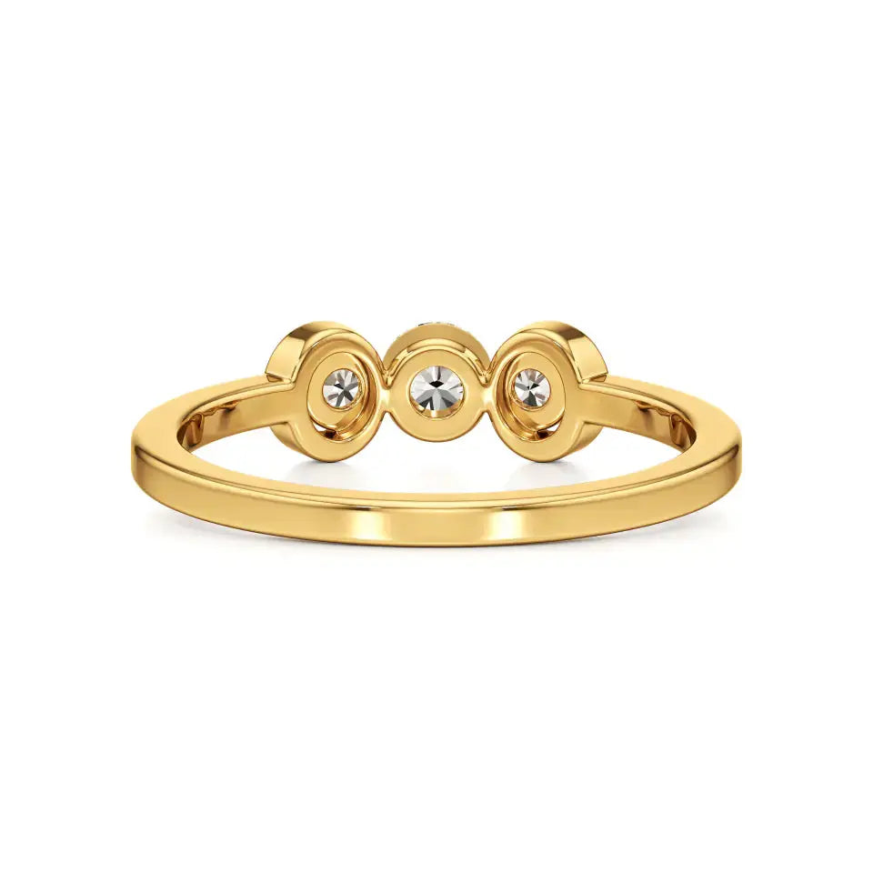 Foreva | Lab-Grown Diamond Three-Stone Ring - Nivara