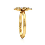 Flora | Round & Pear Lab-Grown Diamond Ring - Nivara