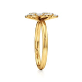 Flora | Round & Pear Lab-Grown Diamond Ring - Nivara
