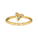 Flora | Lab-Grown Diamond Three-Stone Ring - Nivara