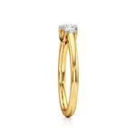 Aria | Lab-Grown Diamond Three-Stone Ring - Nivara