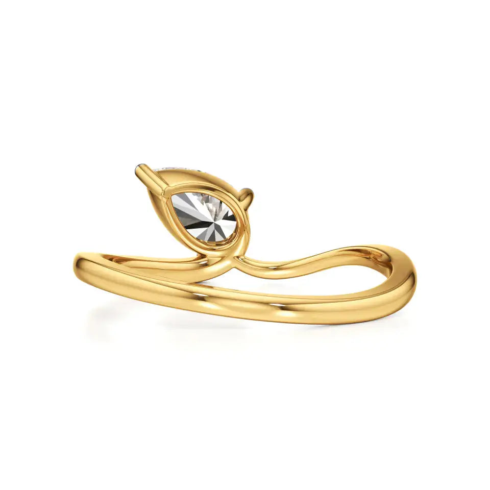 Mirage | Lab-Grown Diamond Solitaire Ring - Nivara