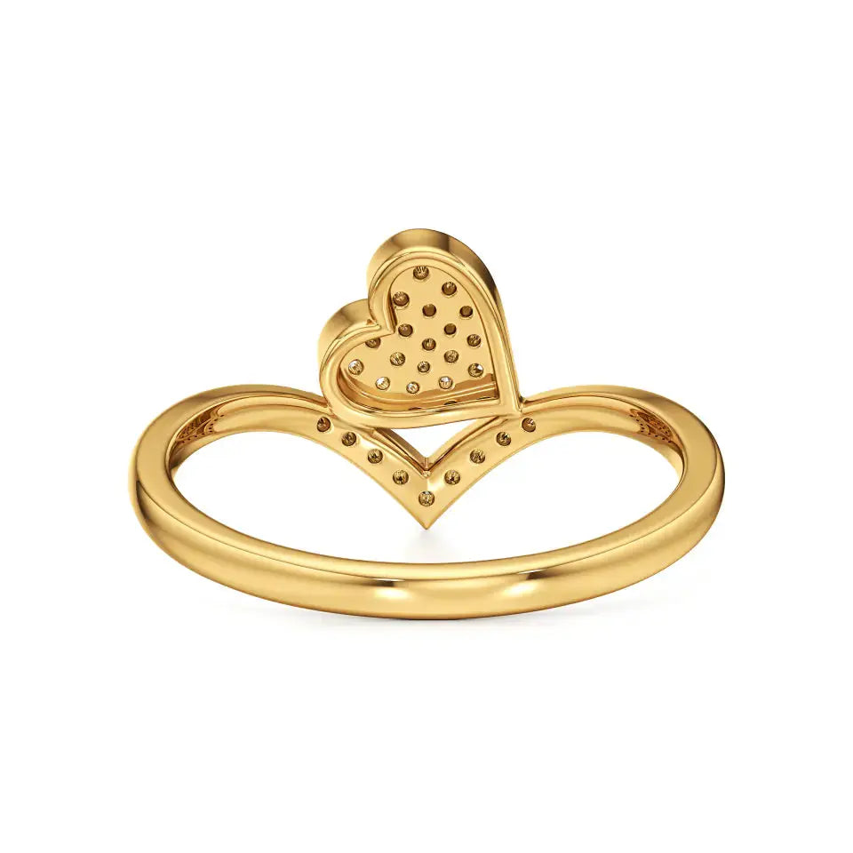Sneh | Heart Setting Ring - Nivara