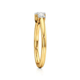 Aria | Round Lab-Grown Diamond Three-Stone Ring - Nivara