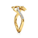 Mode | Round & Pear Lab-Grown Diamond Ring - Nivara