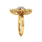 Flora | Round & Pear Lab-Grown Diamond Ring - Nivara