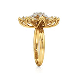 Flora | Round & Pear Lab-Grown Diamond Ring - Nivara