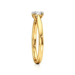 Amora | Cushion Lab-Grown Diamond Solitaire Ring - Nivara