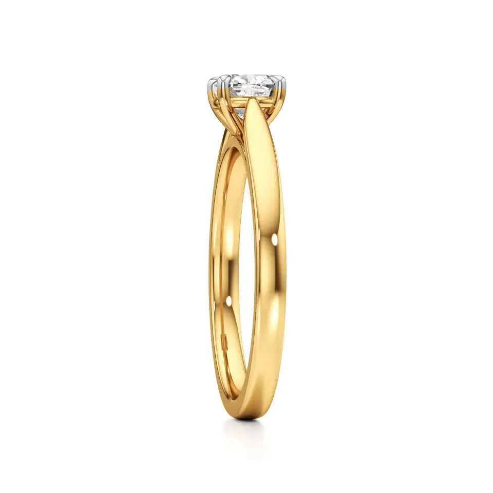 Amora | Cushion Lab-Grown Diamond Solitaire Ring - Nivara