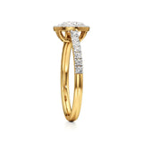 Mira | Round & Oval Lab-Grown Diamond Halo Ring - Nivara