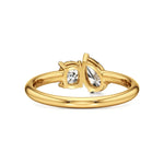 Toi et Moi | Pear & Cushion Lab-Grown Diamond Ring - Nivara