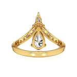 Amara | Pear Lab-Grown Diamond Solitaire Ring - Nivara