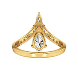 Amara | Pear Lab-Grown Diamond Solitaire Ring - Nivara