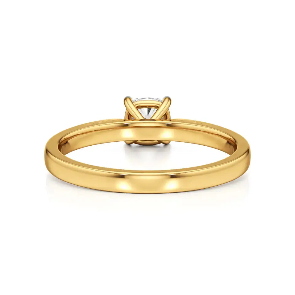 Amora | Cushion Lab-Grown Diamond Solitaire Ring - Nivara