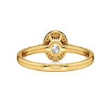 Mira | Round & Oval Lab-Grown Diamond Halo Ring - Nivara