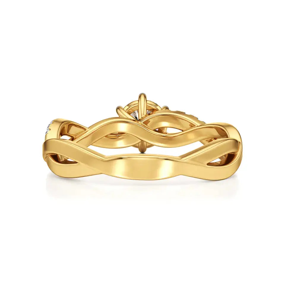 Amara | Round Lab-Grown Diamond Solitaire Ring - Nivara