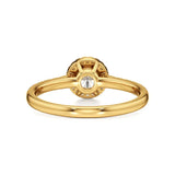 Mira | Round Lab-Grown Diamond Ring with Halo around it - Nivara