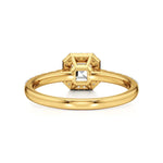 Amara | Asscher-cut Lab-Grown Diamond Halo Ring - Nivara