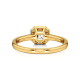 Amara | Asscher-cut Lab-Grown Diamond Halo Ring - Nivara