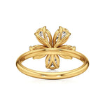 Flora | Pear Diamonds in Flora Design - Nivara