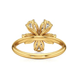 Flora | Pear Diamonds in Flora Design - Nivara