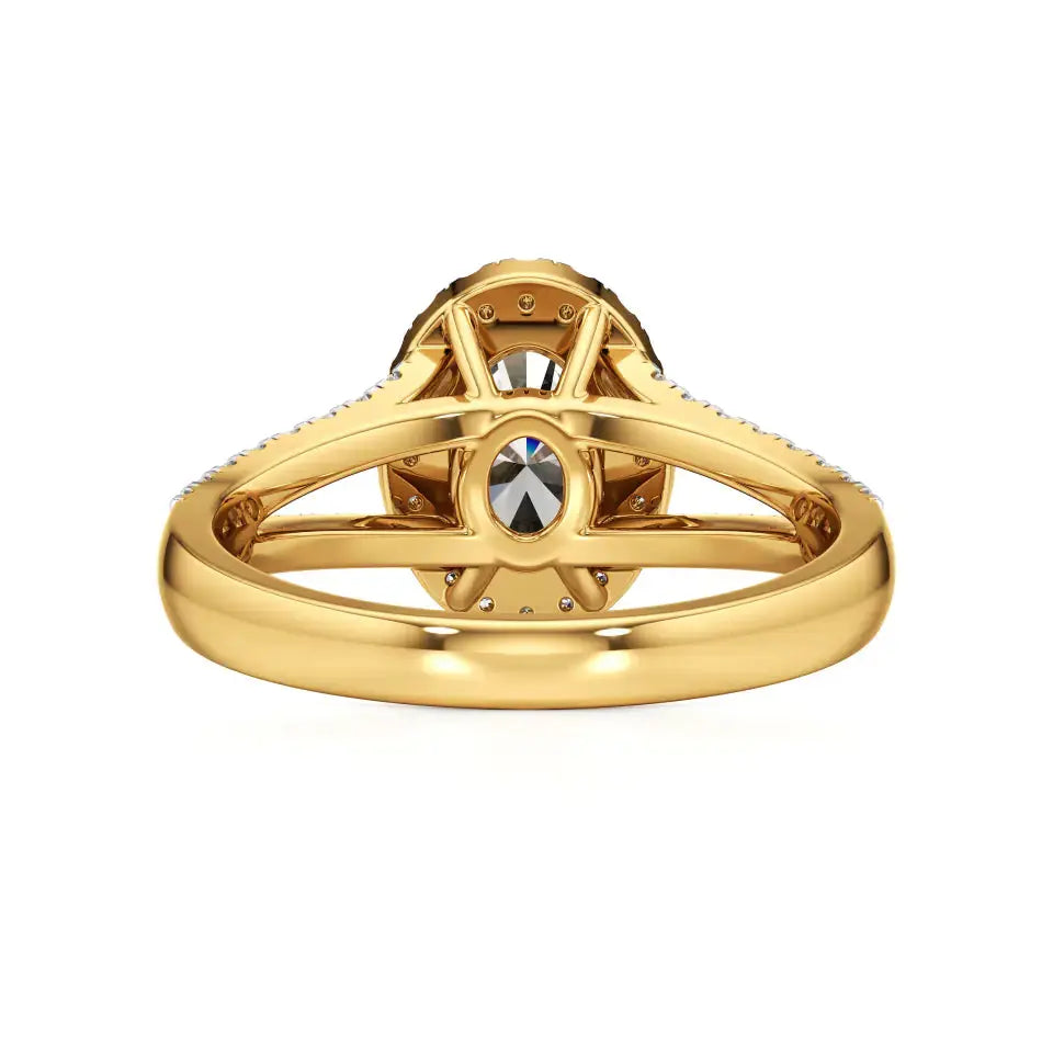 Mira | Classic Oval-cut with Halo - Nivara