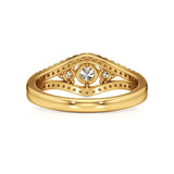 Aria | Round & Radiant Lab-Grown Diamond Three-Stone Ring - Nivara