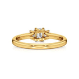 Aria | Emerald Lab-Grown Diamond Three-Stone Ring - Nivara
