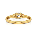 Aria | Round Lab-Grown Diamond Three-Stone Ring - Nivara