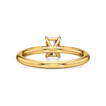 Amara | Round & Emerald Lab-Grown Diamond Ring - Nivara