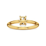 Amara | Round & Emerald Lab-Grown Diamond Ring - Nivara