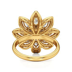 Flora | Round & Pear Lab-Grown Diamond Ring - Nivara