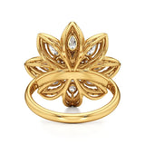 Flora | Round & Pear Lab-Grown Diamond Ring - Nivara