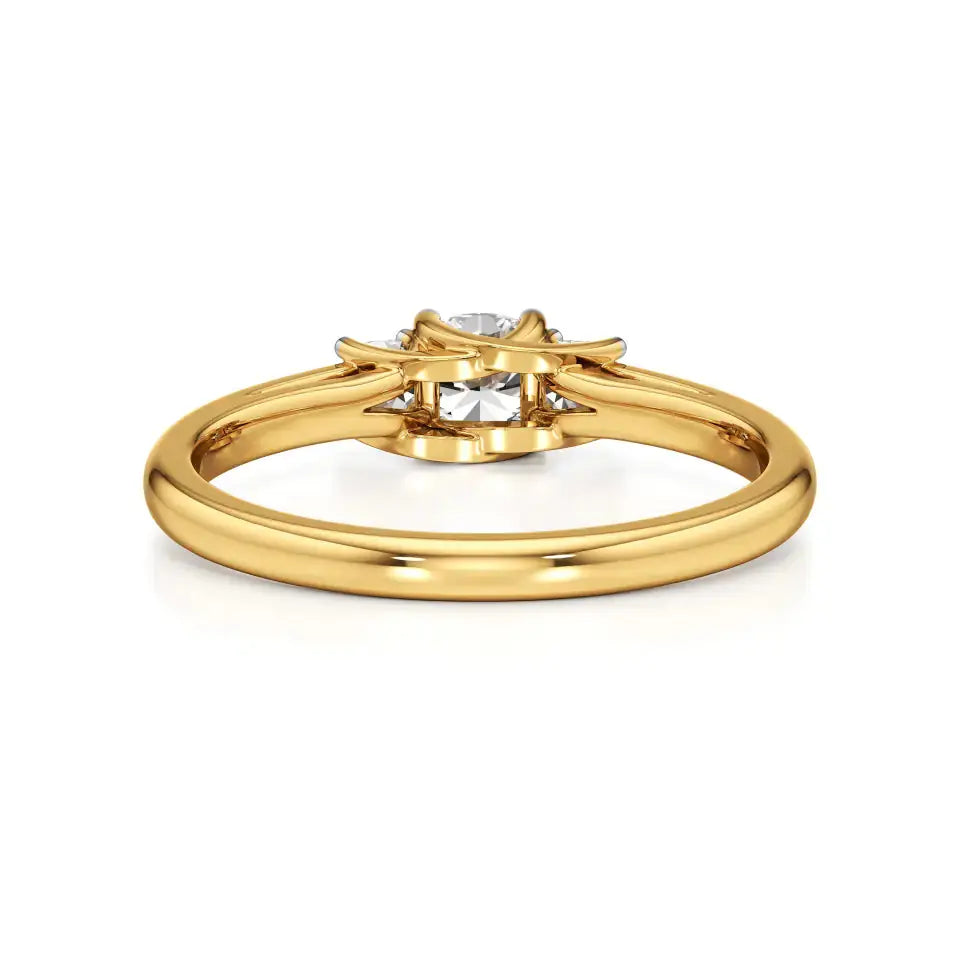 Aria | Lab-Grown Diamond Three-Stone Ring - Nivara