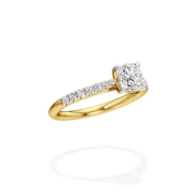 Amara | Round & Cushion Lab-Grown Diamond Ring - Nivara