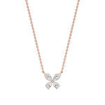 Vanya | Marquise & Pear Lab Grown Diamonds Butterfly Pendant - Nivara