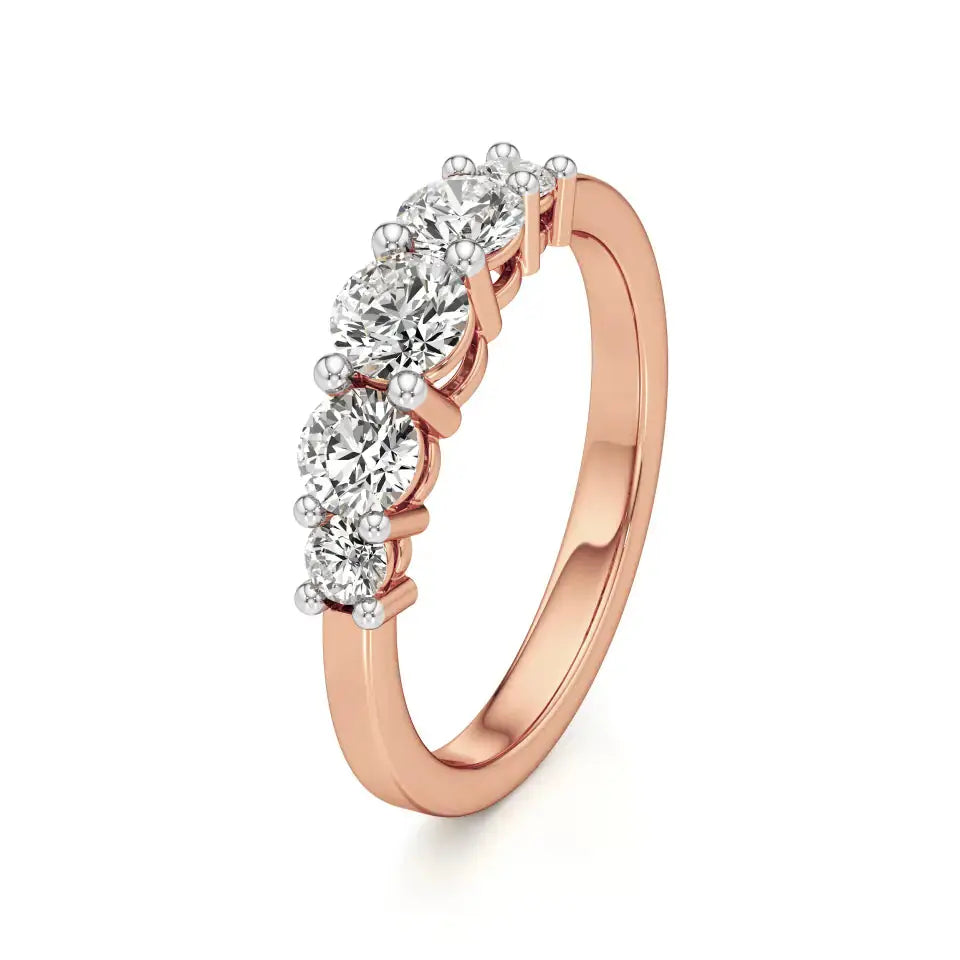 Foreva | Round Lab-Grown Diamond Eternity Band - Nivara