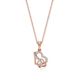 Sneh | Round Lab Grown Diamonds Heart Pendant - Nivara