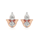 Amaya | Pear & Round Lab-Grown Diamond Duo Studs