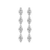 Mode | Marquise Lab-Grown Diamond Danglers - Nivara