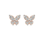 Vanya | Round Lab-Grown Diamonds on Butterfly Design - Nivara