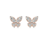 Vanya | Round Lab-Grown Diamonds on Butterfly Design - Nivara