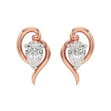 Amaya | Pear Soliltaire Lab-Grown Diamond Studs