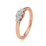 Aria | Lab-Grown Diamond Three-Stone Ring - Nivara